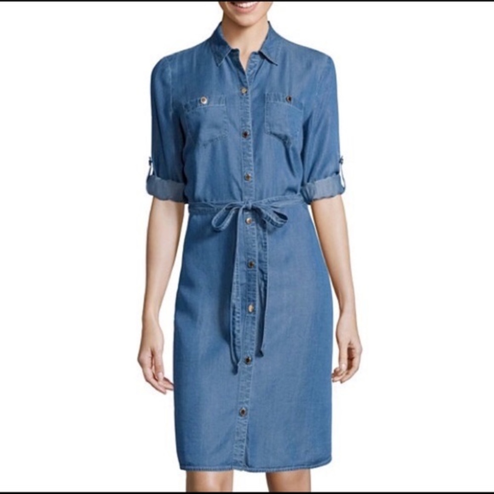 Liz Claiborne Denim Shirt Dress